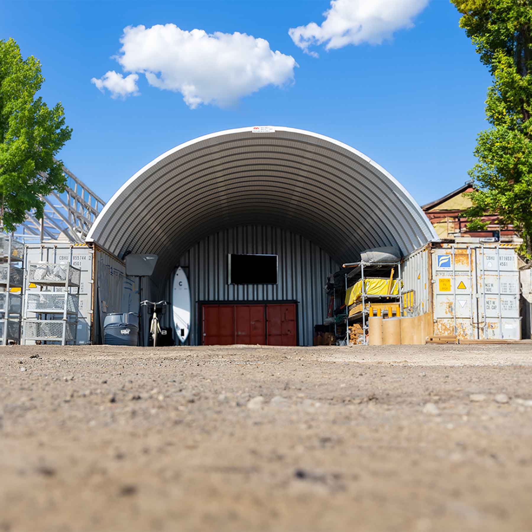 Arch Style Container Cover