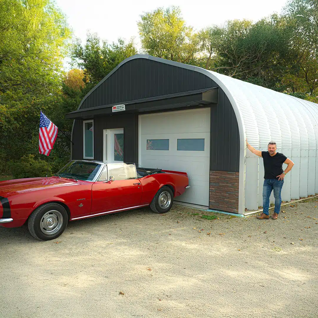 A Model Quonset Hut Garage