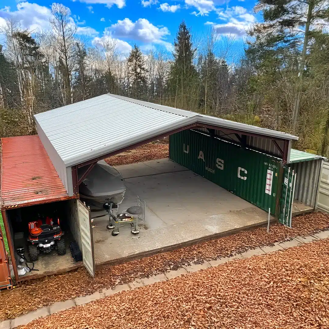 Shipping Container Roof Straight Wall