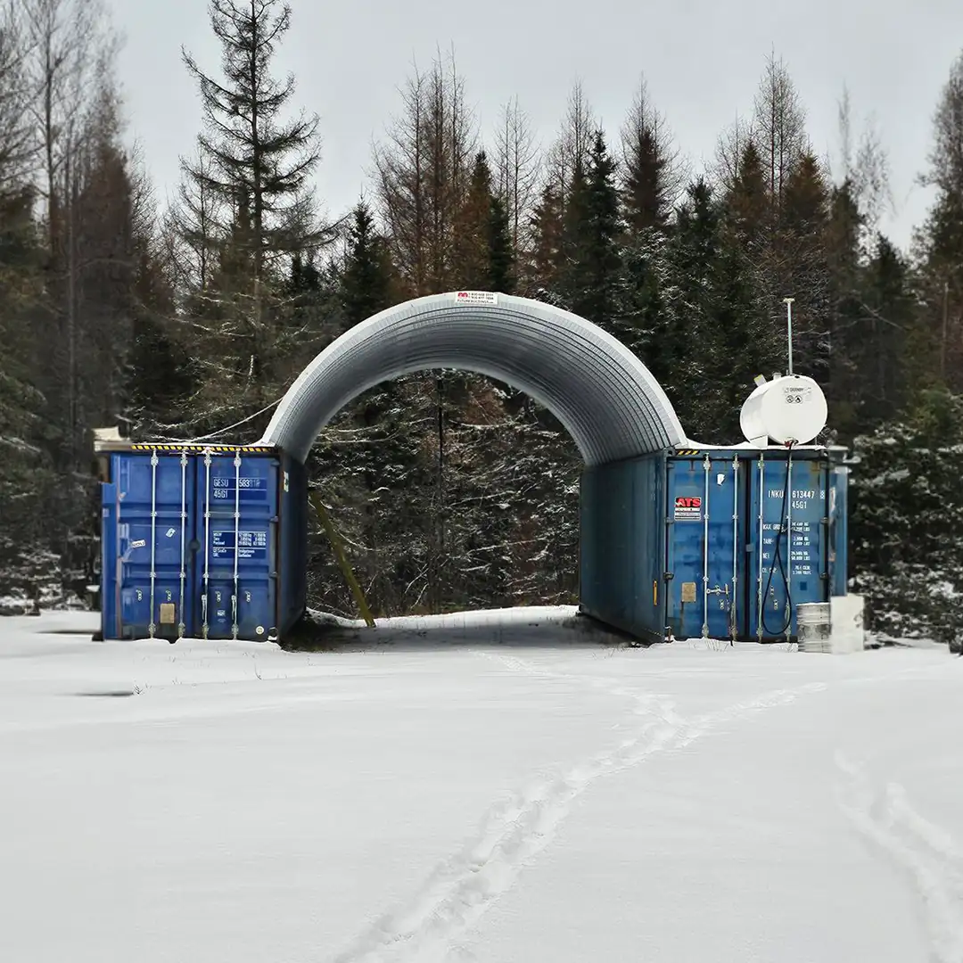 Shipping Container Cover Roof