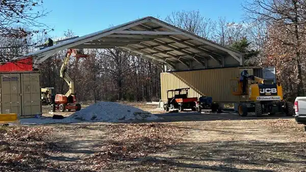 40' x 40' Container Cover