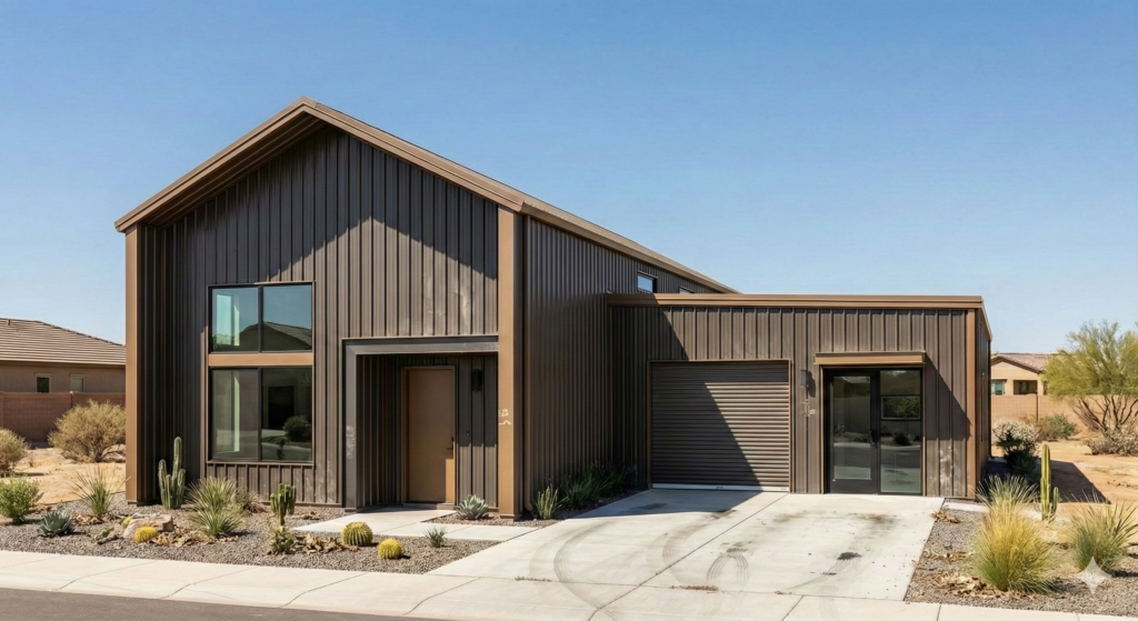 Metal shouse building