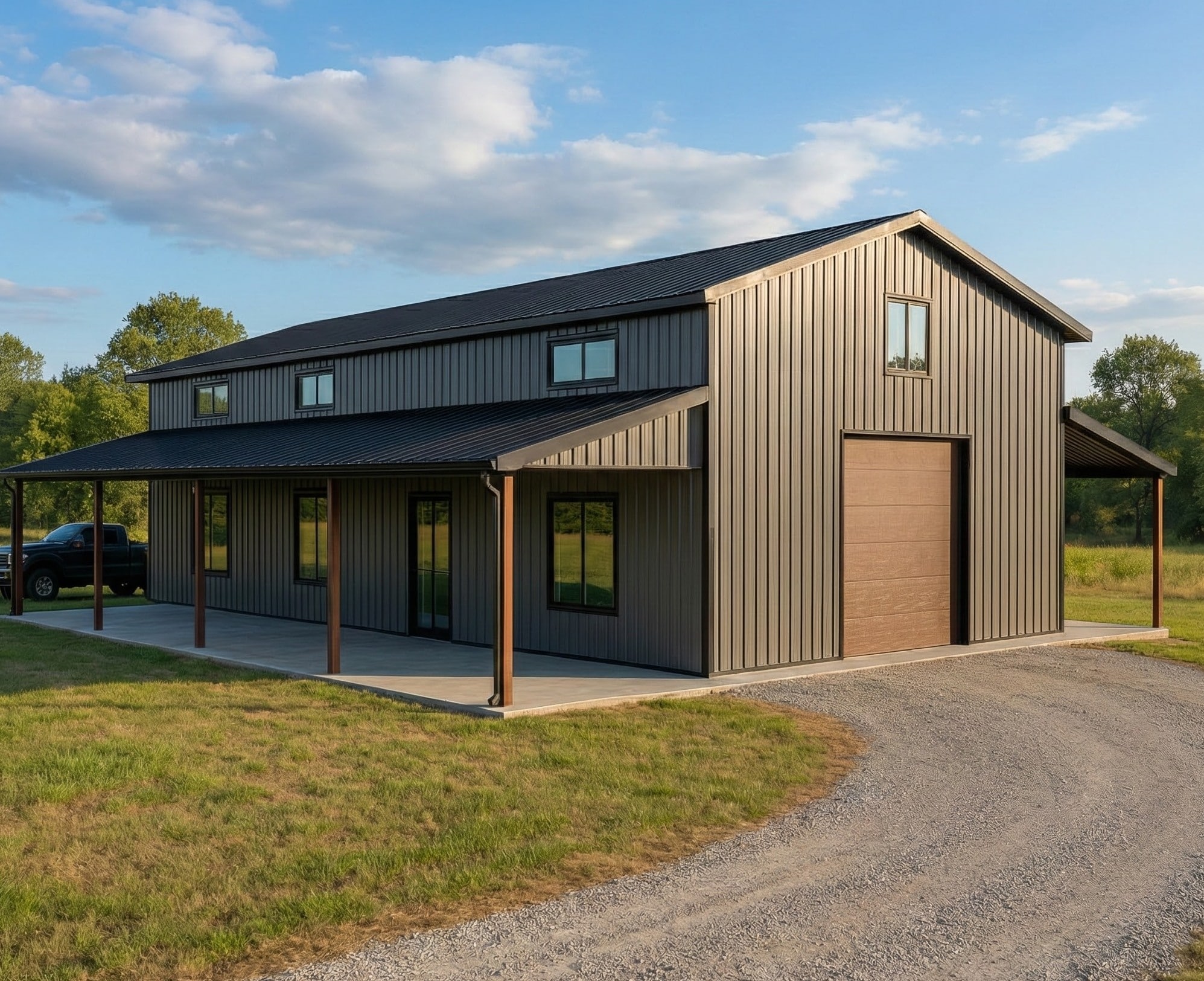 Barndominium-washington Steel Barndominium Washington