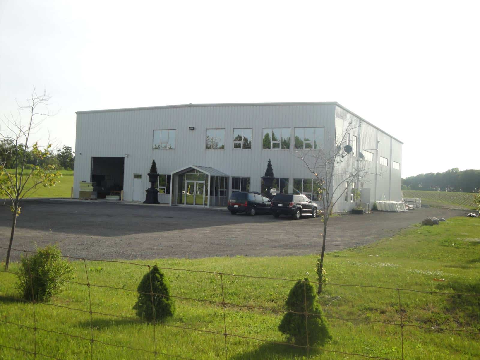 Steel building in Utah