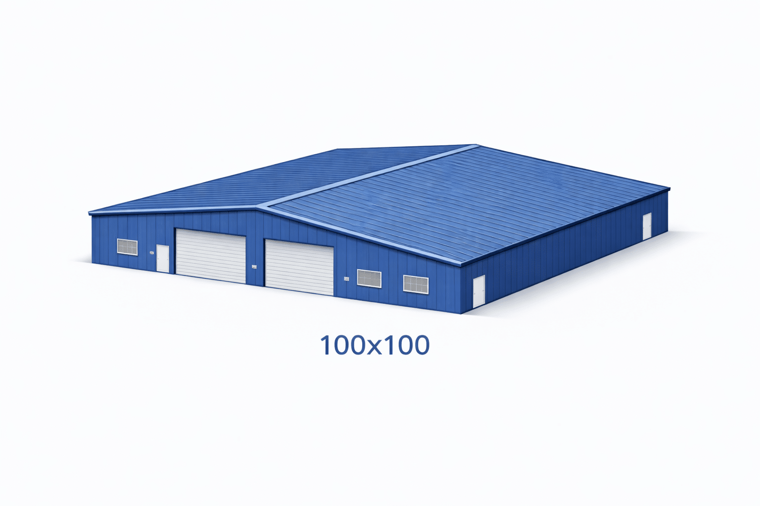 100x100 metal church building