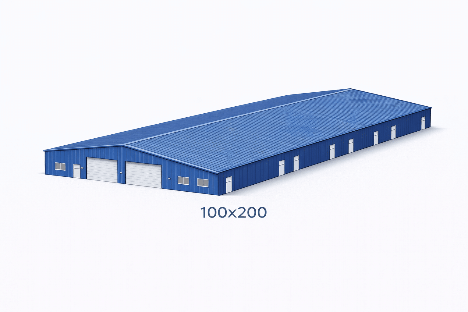 100x200 metal church building