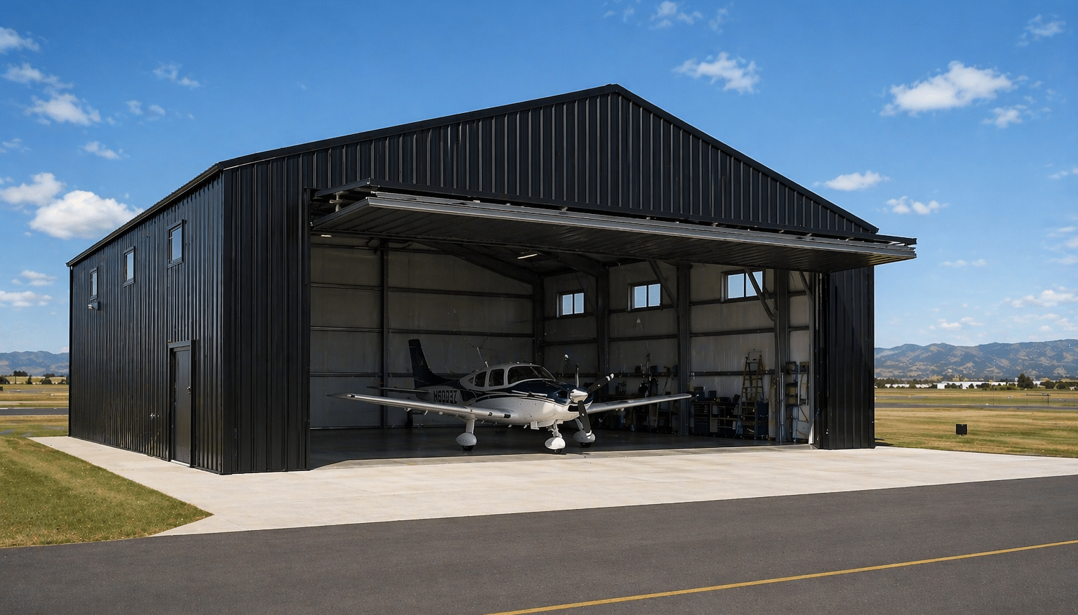 Aircraft hangar Oregon