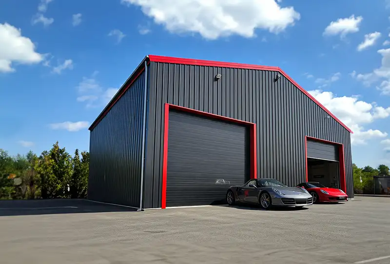 Garage-building-Idaho Steel garage building in Idaho