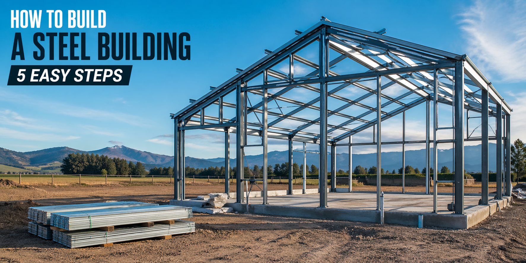 How to erect a metal building