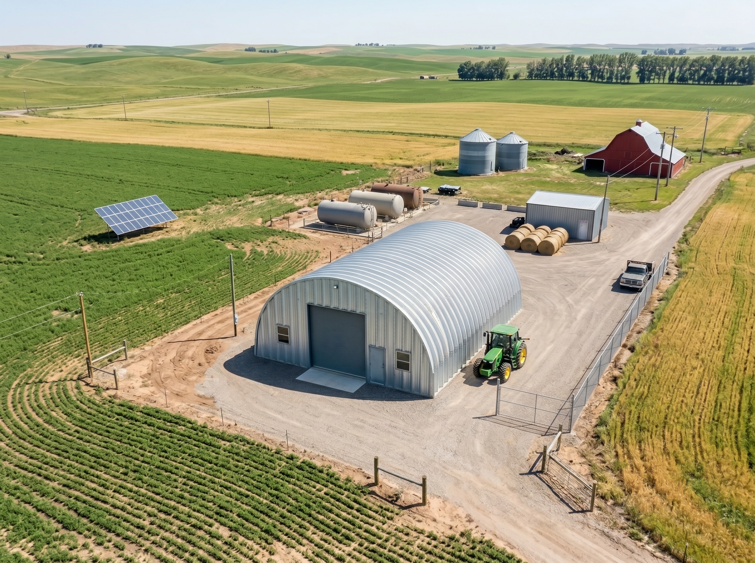 Steel Quonset hut Texas