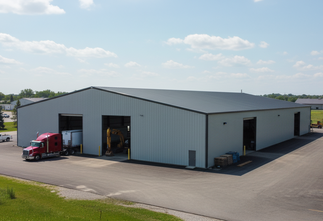 Steel-agricultural-building-Idaho Agricultural steel building Idaho