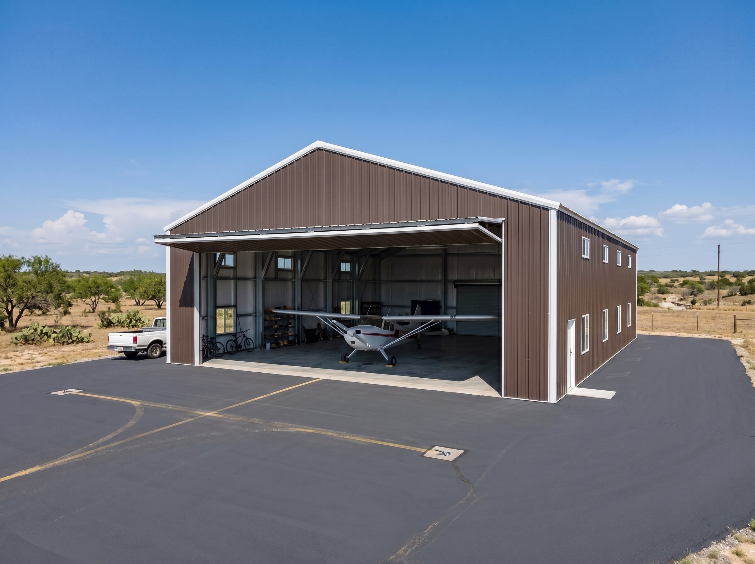 Aircraft hangar Texas