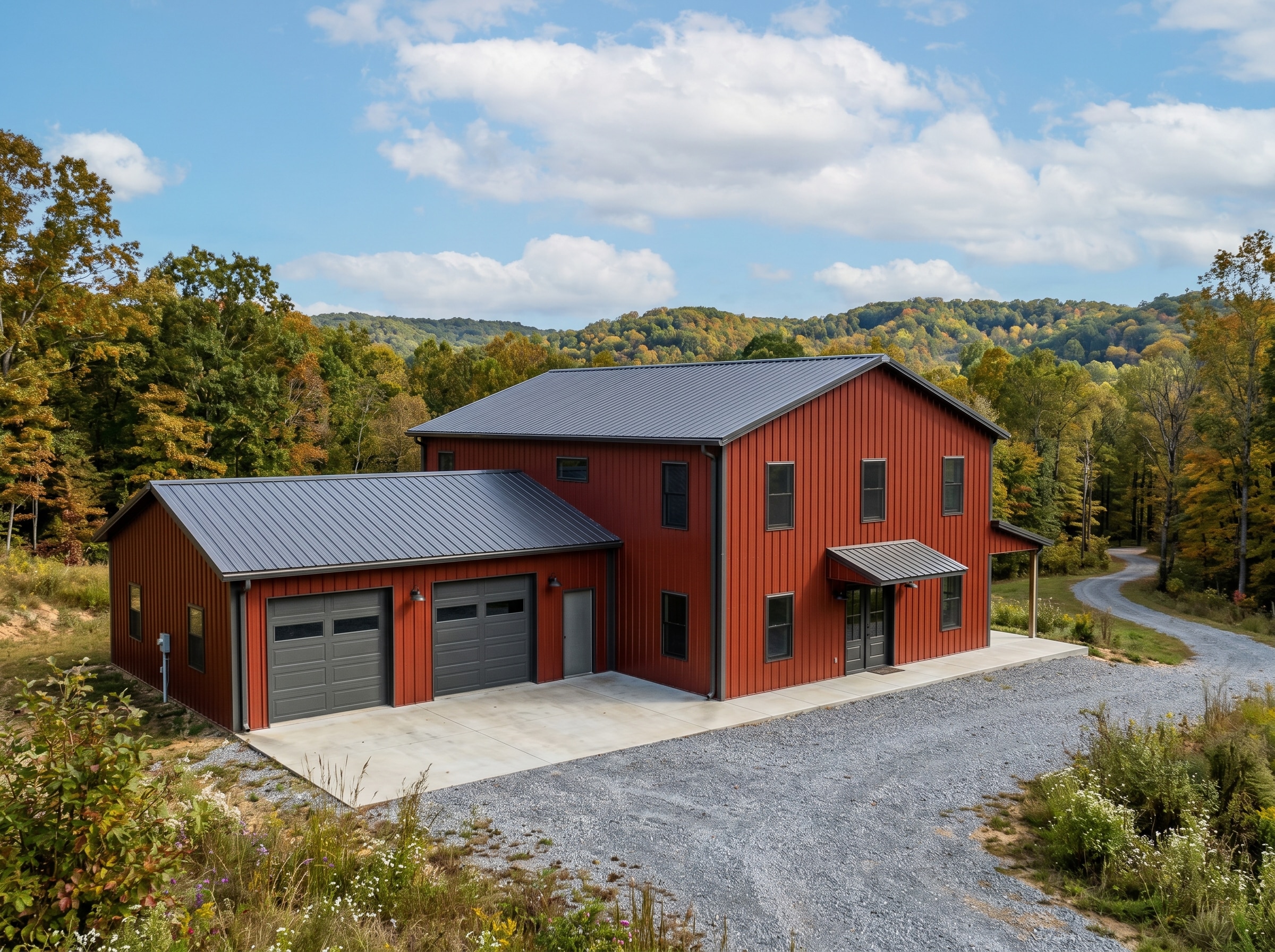 Steel barndominium Tennessee