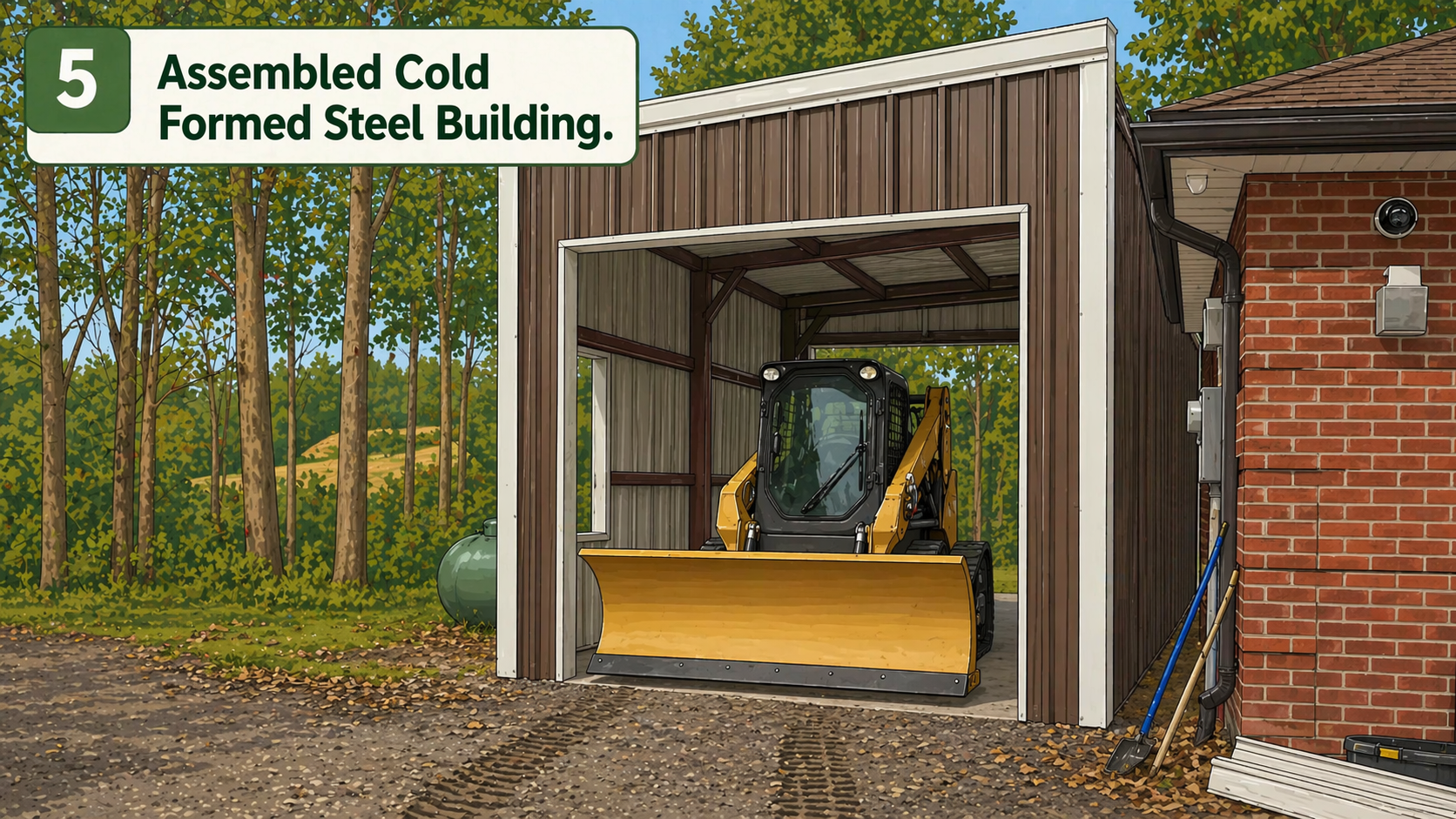 How to build a steel building