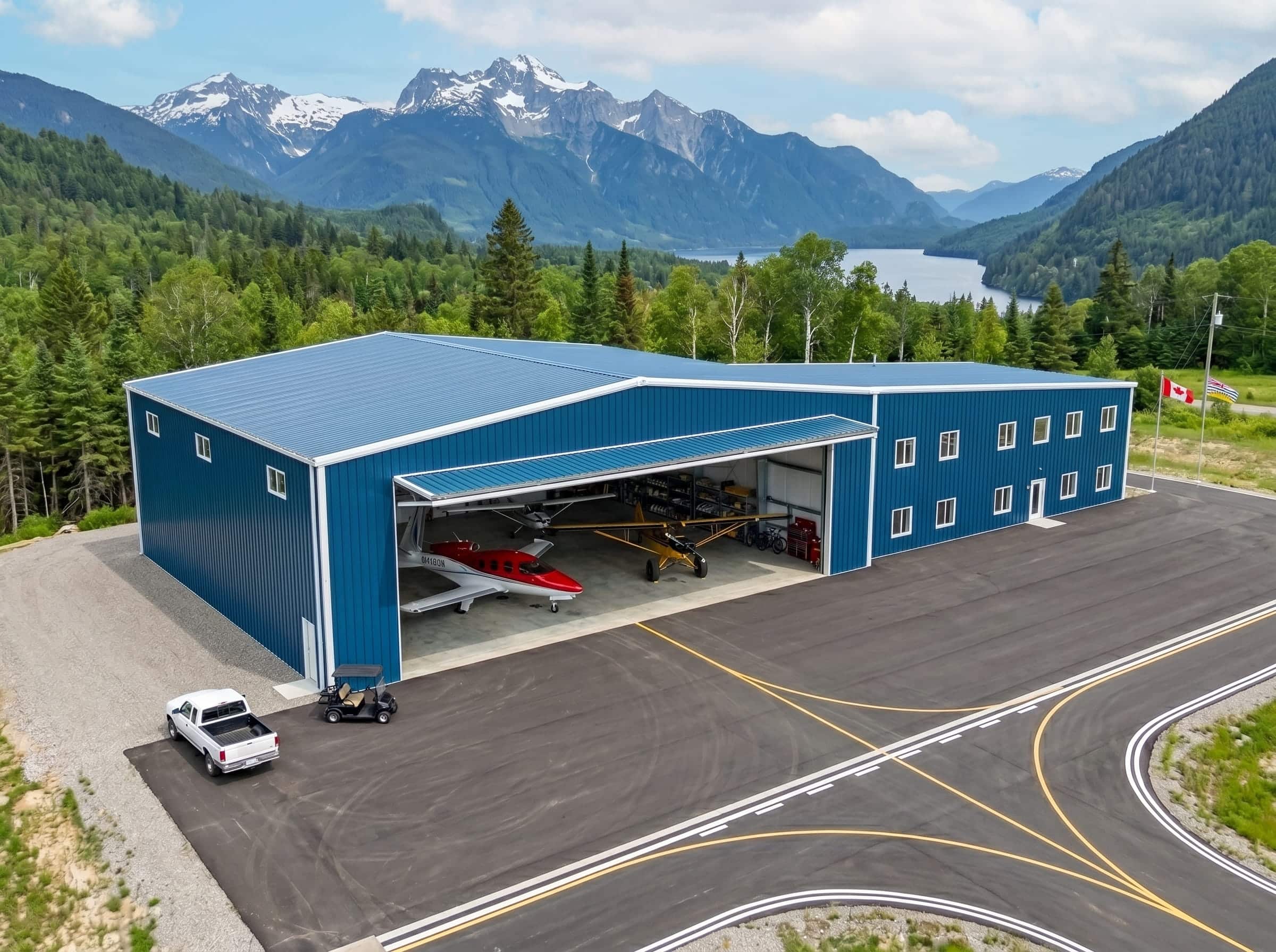 Aircraft hangar British Columbia