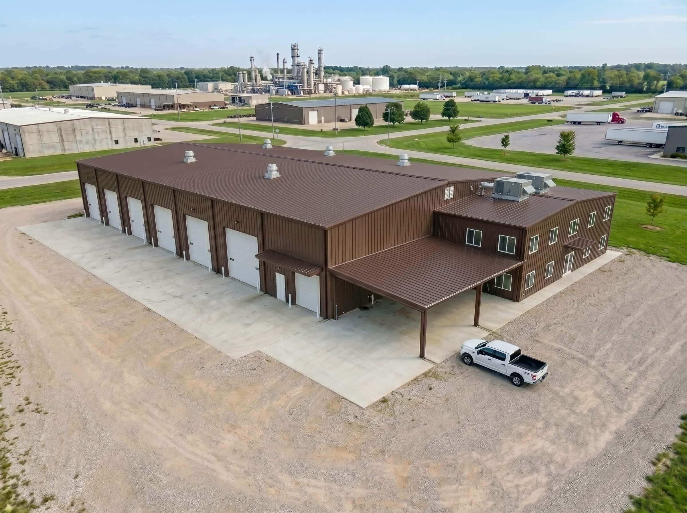 Commercial steel building Ontario
