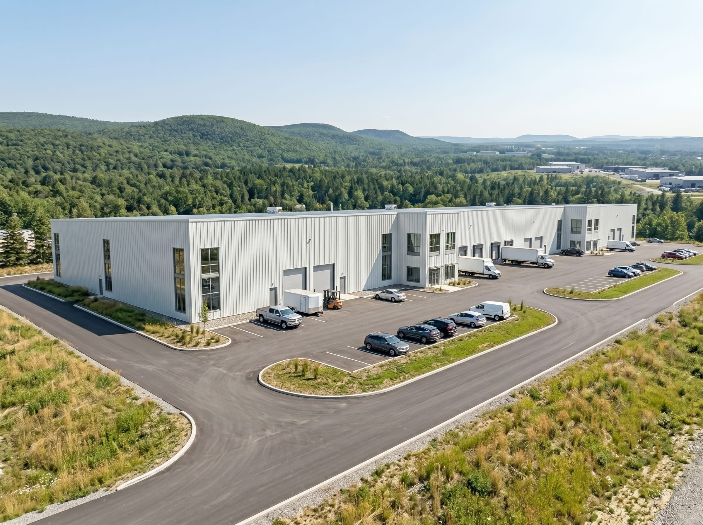Large-scale industrial building Quebec