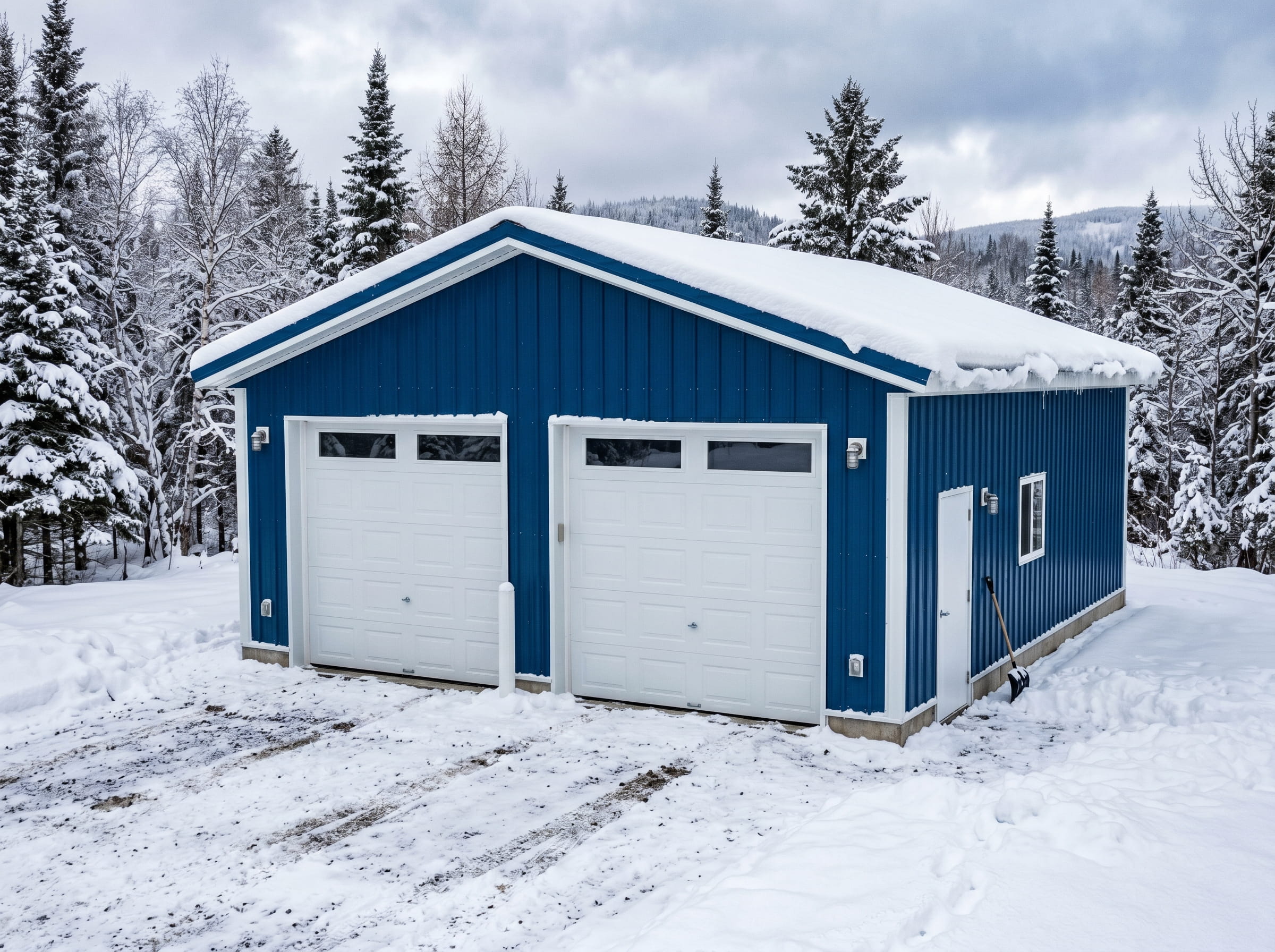 Metal garage kit