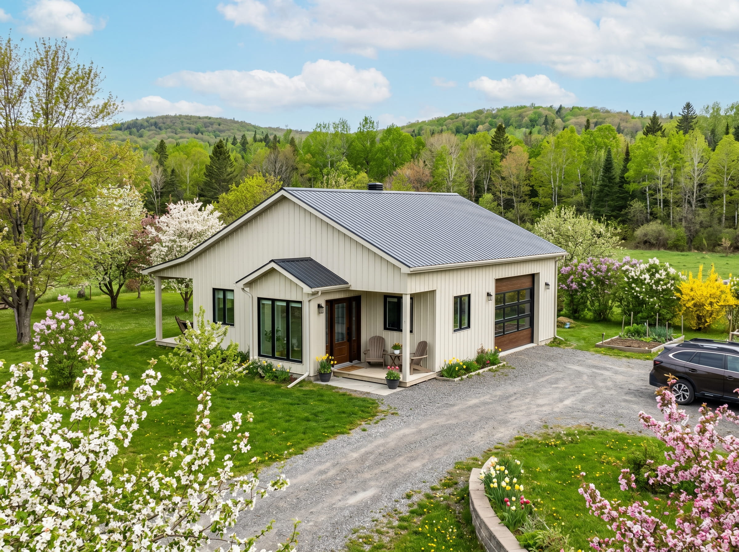 Steel barndominium Quebec