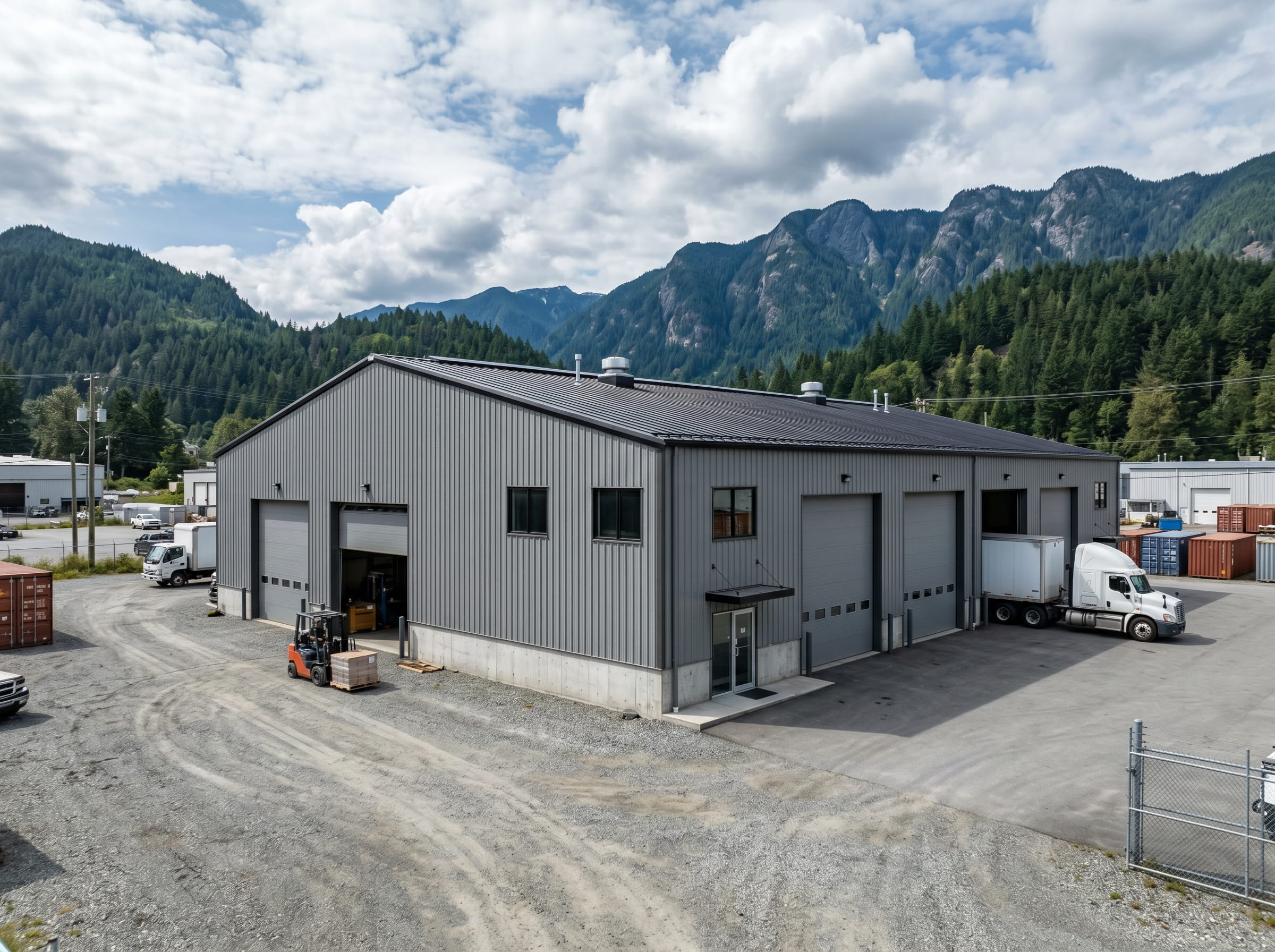 Steel building British Columbia