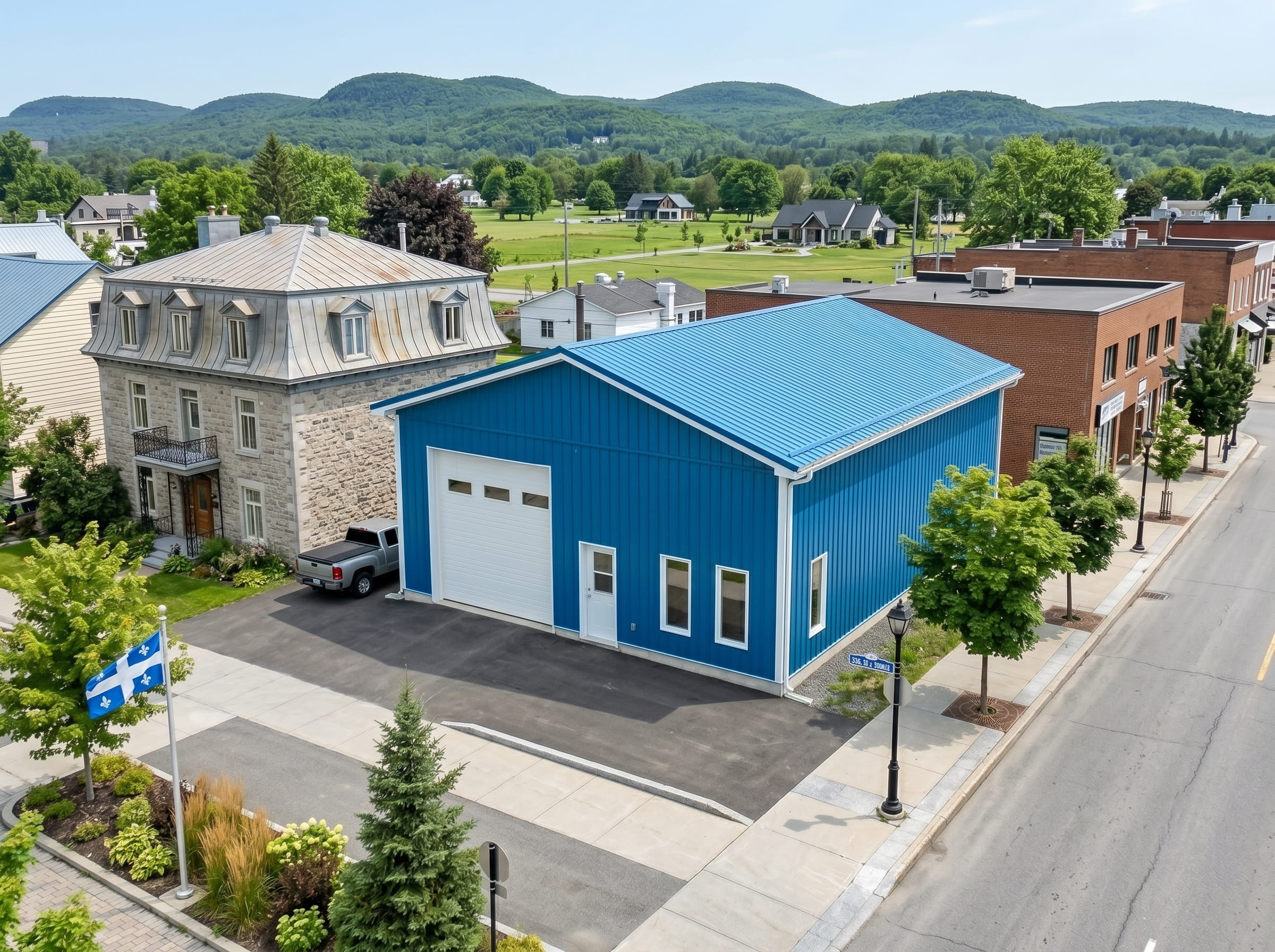 Steel building Quebec