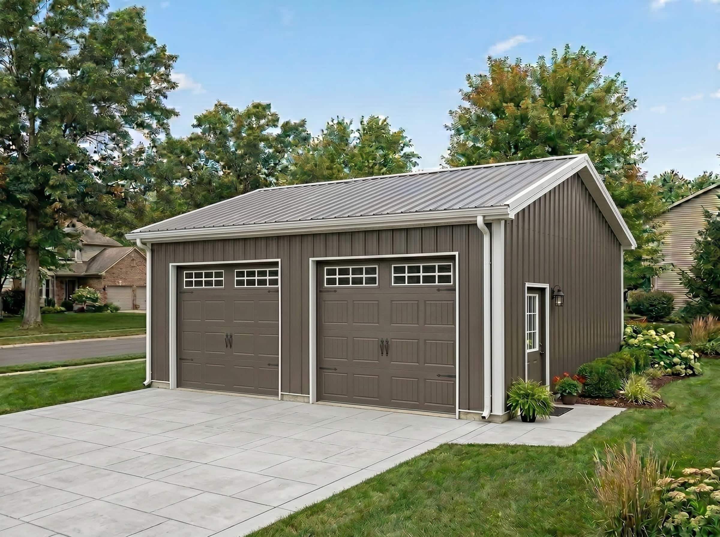 Steel garage Ontario