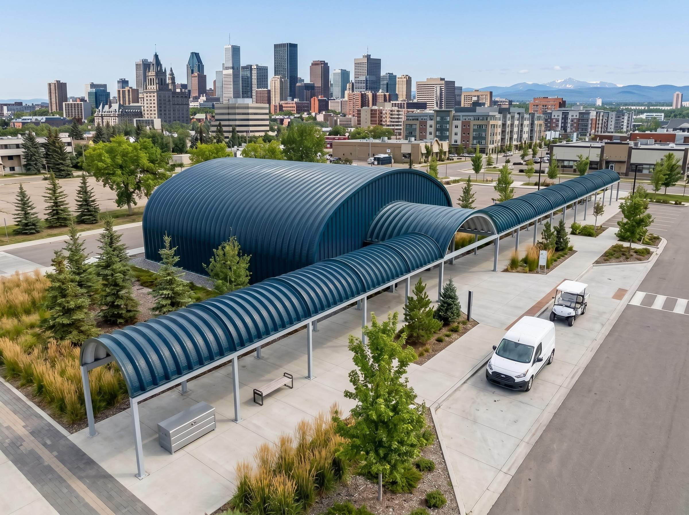 Steel roofing system Quebec