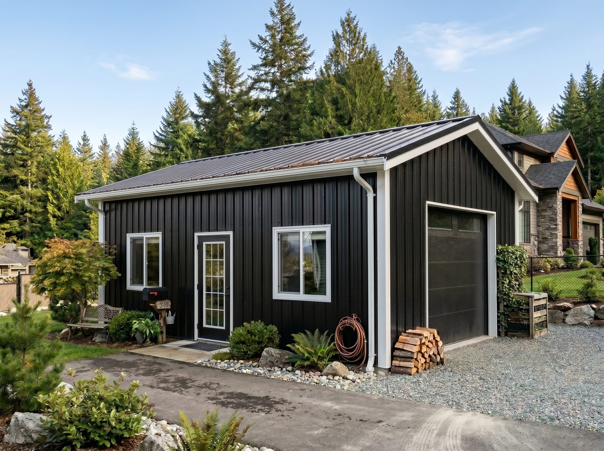 Steel storage building British Columbia