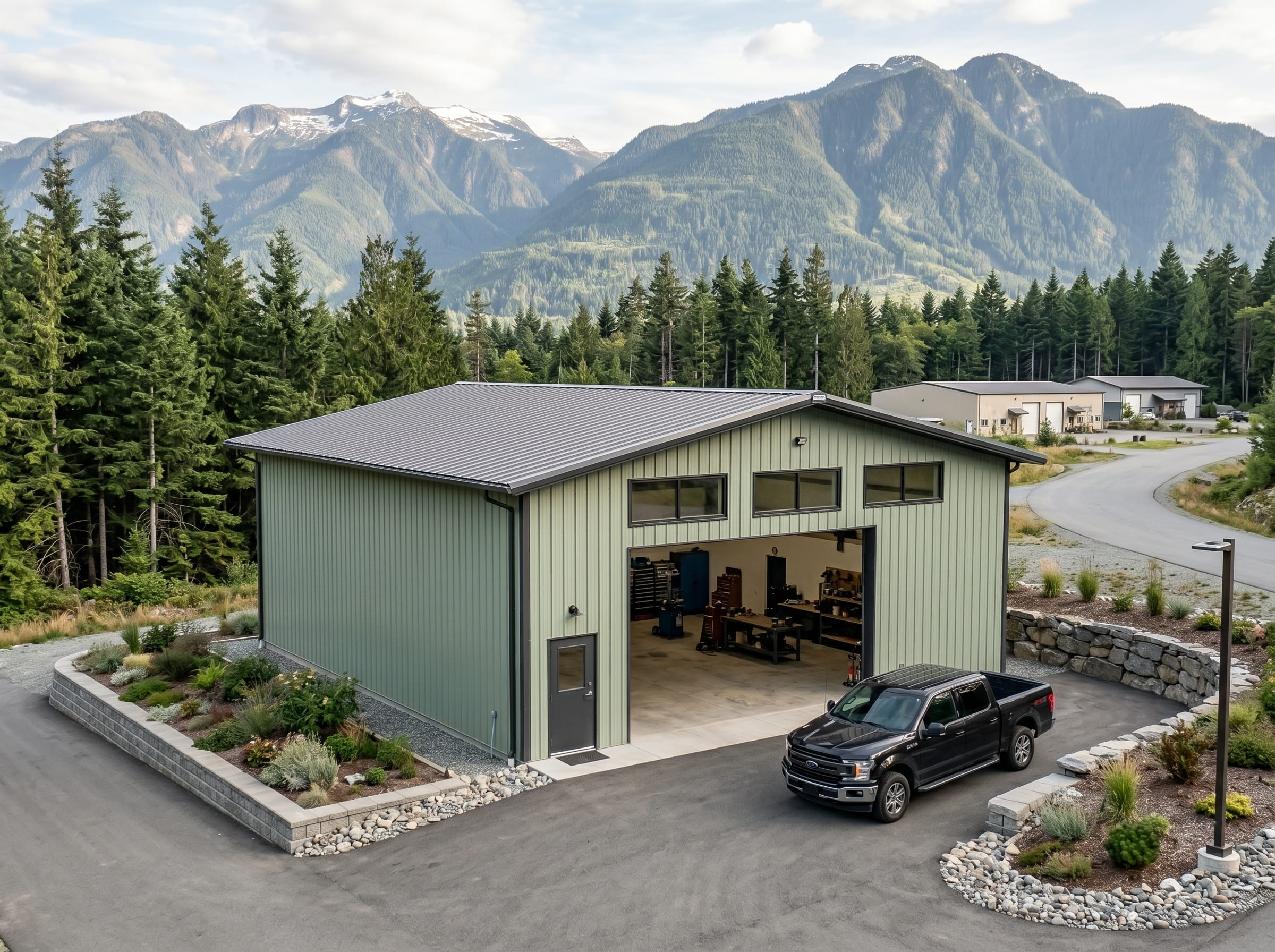 Workshop building BC, Canada